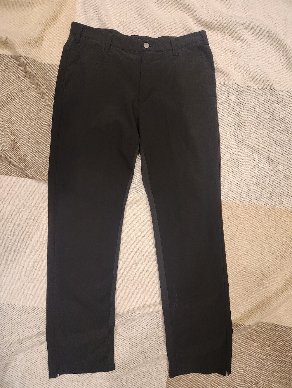 Men's Black Stretch Performance Pants